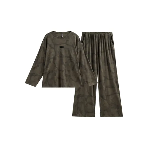 Same Language Пижамный комплект Мужской Серый Зеленый · Туманный