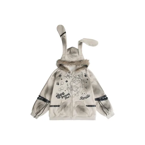 UNIFREE Cropped Coat Women's Gray UNIFREE Укороченное пальто женское серого цвета