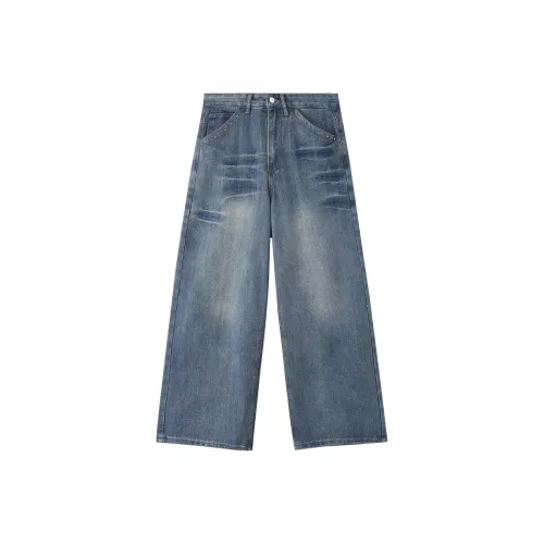 MOCHIN INRO Бамбук Синий Унисекс Джинсы