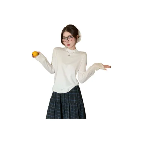 SUSANSAN Белые Женские T-рубашки