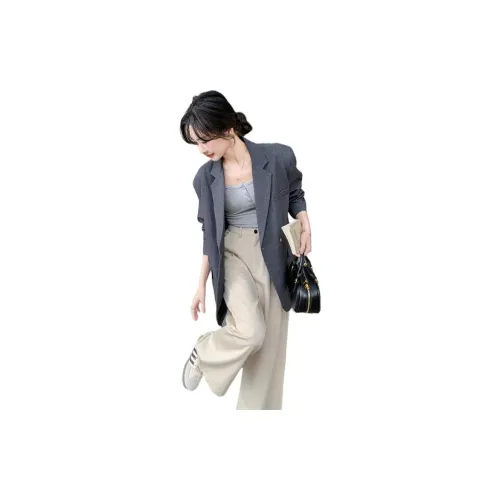 JOEM Серый Женские Деловые Костюмы