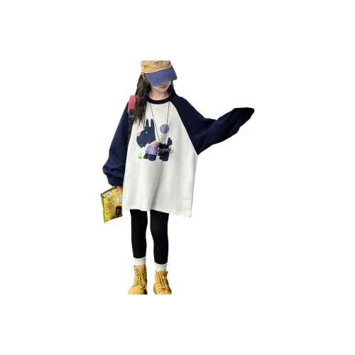 T.MOO Темно-синие школьные свитшоты