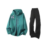 Фея Зеленый+Черный Брюки