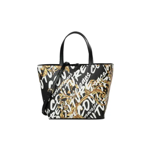 VERSACE JEANS COUTURE Полиэстер Тоут Сумка Сумка для покупок Сумка Сумка через плечо Сумка через плечо Женская Многоцветная