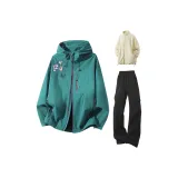 Сказка Зеленый+Черный Брюки+Абрикос Лайнер