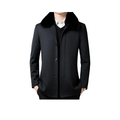 PIERRE CARDIN Темно-синий Синий Мужское Пальто