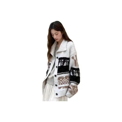 BVODE Ecru Женская Трикотаж