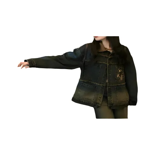 Dream of Red Rose Denim Куртка Женская