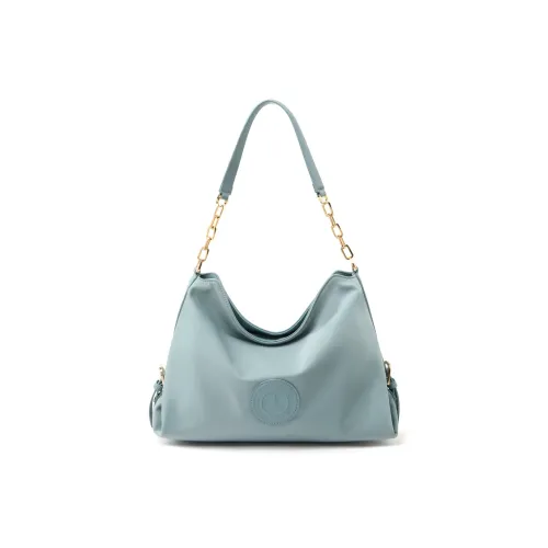 NAVIGARE Сумка через плечо из синтетической кожи стандартная женская светло-синяя