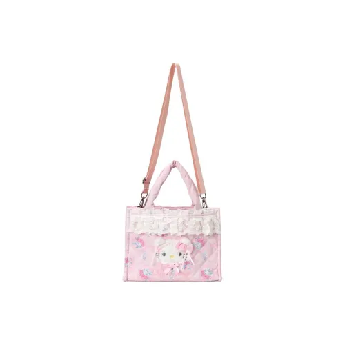Sanrio Nylon Single Shoulder Bag Women's Peach Pink
