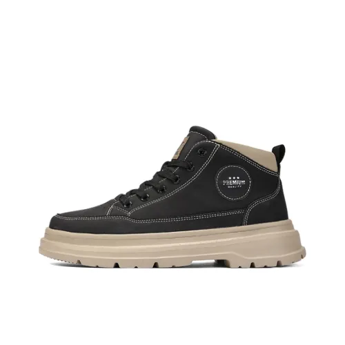 HUAGANGLUOTUO Сланец Короткий Мартин Ботинка Мужской