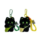 Бант Маленький Черный Кот [Сумка через плечо Зеленая] + Бант Маленький Черный Кот [Сумка через плечо Желтая]