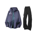 Мистическое царство Фиолетово-черные Брюки