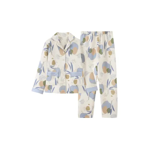 FENTENGCARE Абрикос Женские Пижамные Комплекты
