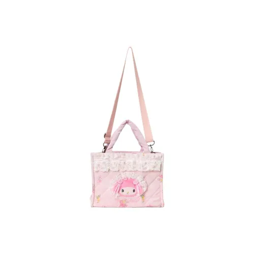 Sanrio Nylon One Shoulder Bag Women's Pink