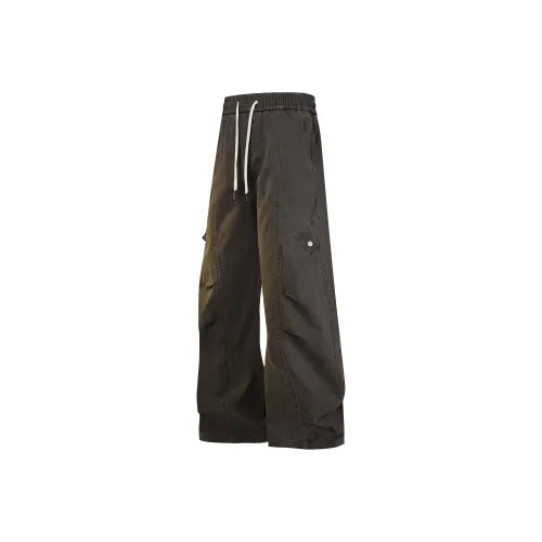 FAIRWHALE Удобные Плавные Широкие Брюки Свободного кроя Карго Брюки Унисекс