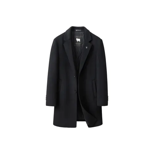 Maserati Черное Мужское Пальто