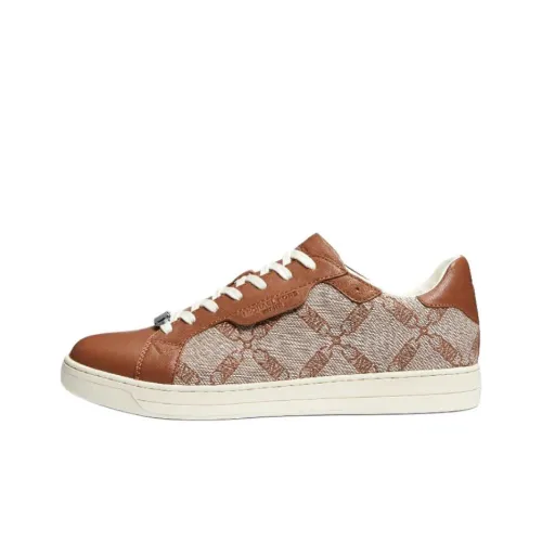 MICHAEL KORS Keating Low Топ Стильные Скейтбординги Мужской Бежево-коричневый