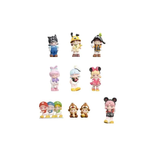 TNT SPACE Disney DORA Mickey Mouse Fun Time Слепые коробки Один Blind Коробка Целая коробка 9 шт