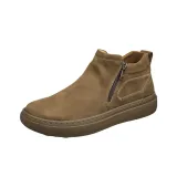 Высокие кеды хаки утеплённая обувь