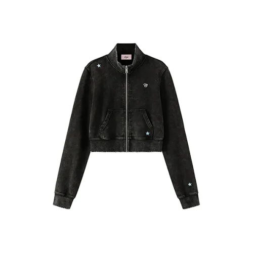 CHUU Carbon Gray Женское короткое пальто