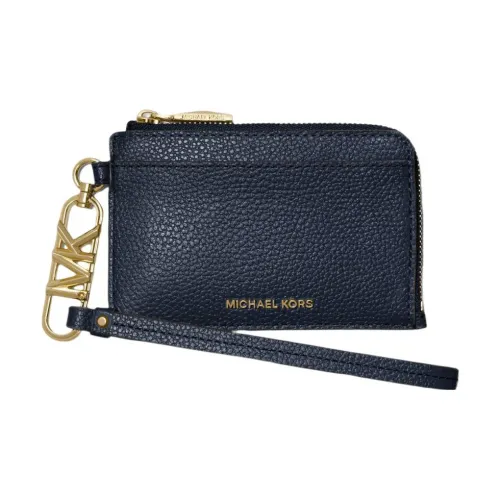 MICHAEL KORS Кошелек из коровьей кожи держатель для карт маленький женский морской синий