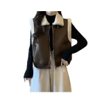 Кофейный (с брендом Muse, крючок и петля)