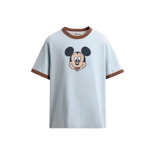 ZARA Collaboration X Disney HARRY LAMBERT Co Бренд Fw25 T Рубашка Мужская