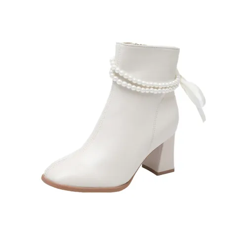 Wuji Элегантный стиль Ботильоны Женские