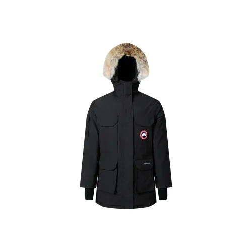 Canada Goose Expedition Series Пуховик PARKA Пальто Европейская версия Зимний Женские Черный