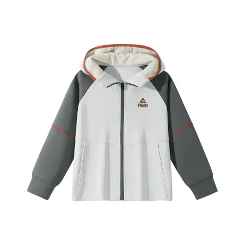 PEAK Темно-серый PK Наклонный Логотип Силикон K Kids Топы