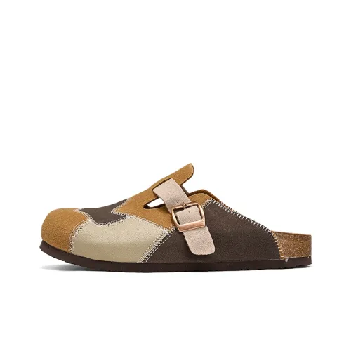 TFKY Устойчивые к истиранию противогрибковые Birkenstock Позиционирование стиля Полузакрытые Тапочки Мужские