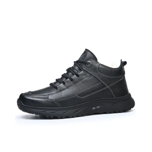 SHUPATE Термический Водонепроницаемый Короткий Снегоботинки Мужской Черный