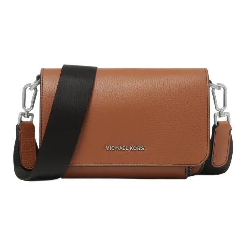 MICHAEL KORS Кожа Фотография Сумка через плечо Маленькая Мужская Кожа Коричневый