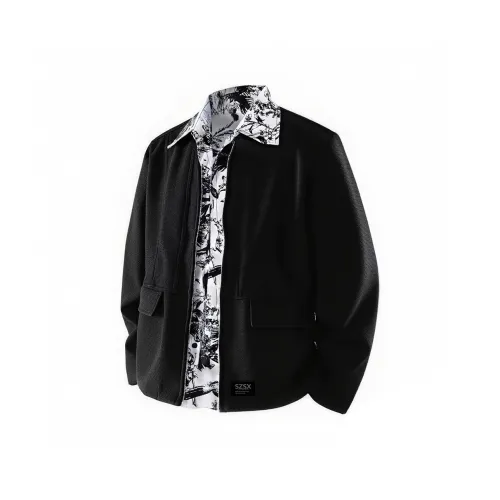 SZSX Черный Унисекс Куртки