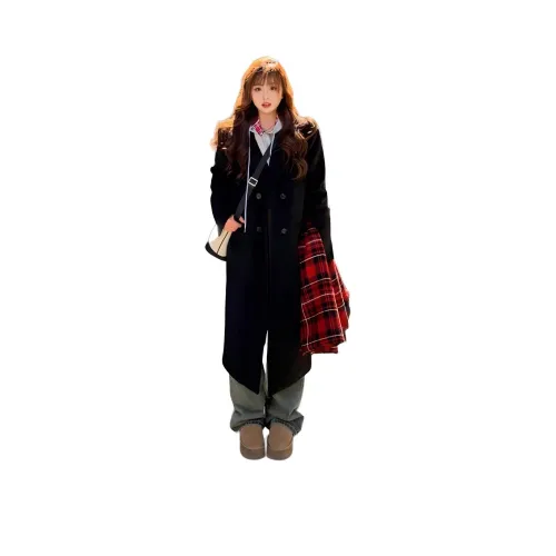 GIUHF Черное Женское Пальто