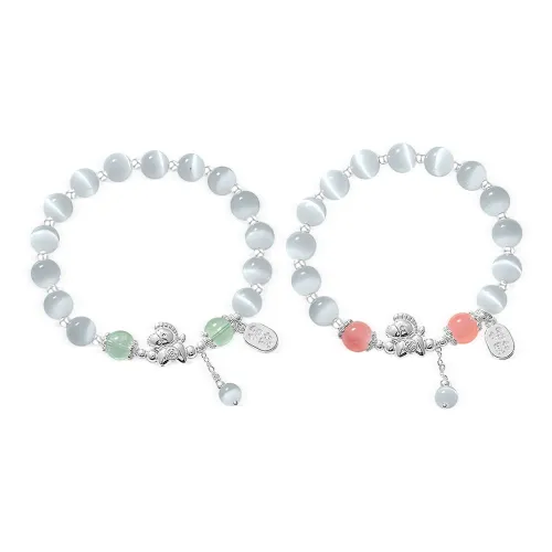 GIFU Цветное стекло Нефритовые браслеты Унисекс