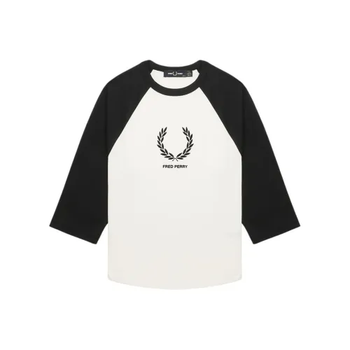FRED PERRY Белый WHX Женские T-рубашки