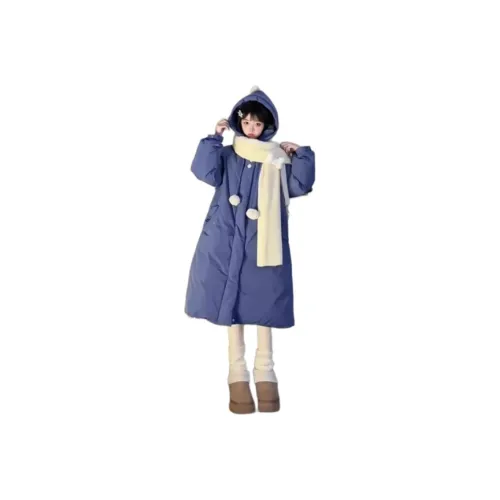 GOSO Королевский синий Женские пуховики