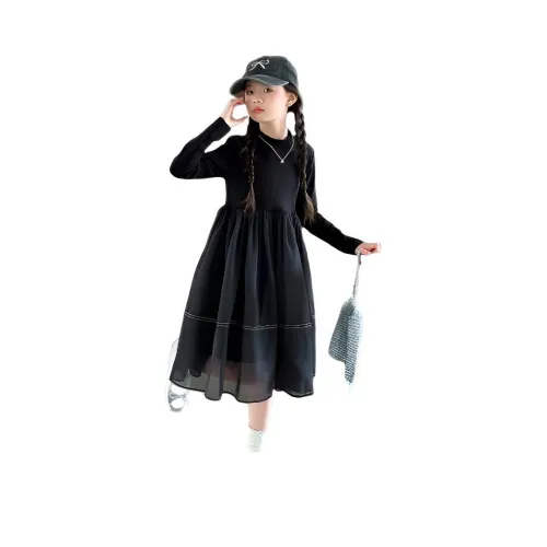 TONYBEAR Черные Платья для девочек