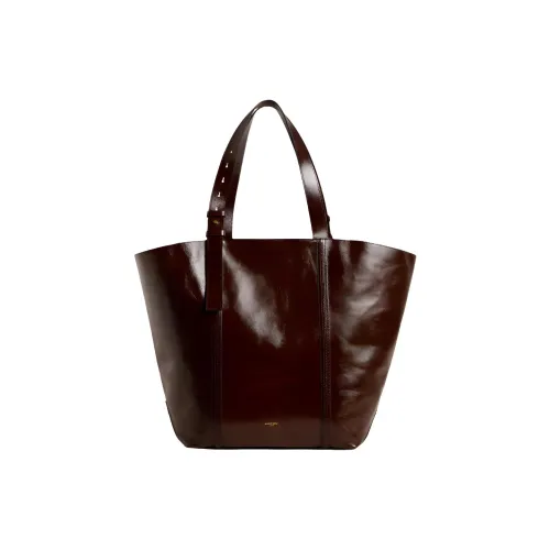 Golden Goose Коровья кожа Тоут Сумка Сумка для покупок Сумка Женская Темно-коричневая