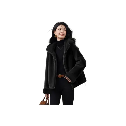 XINFEIYU Вельвет Feel Пальто Женское