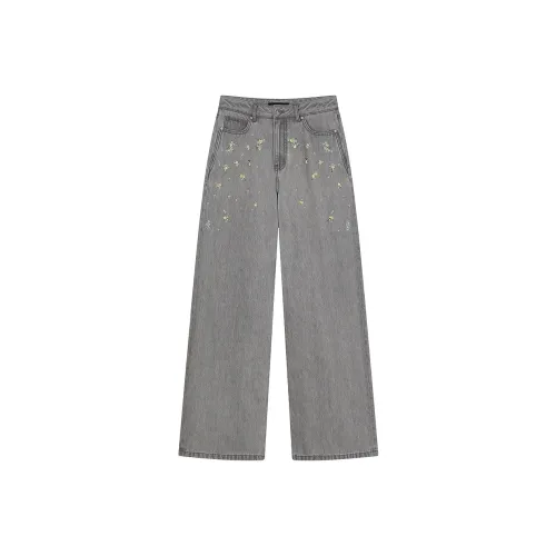 Teenie Weenie Серые Женские Джинсы