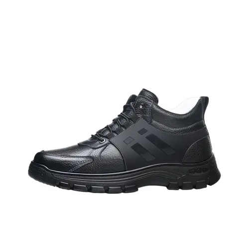 SHUPATE Термический Устойчивый к Износу Короткие Снежные Ботинки Мужские Черные