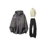 Mist Серый + Черный Брюки + Абрикосовый Подкладка