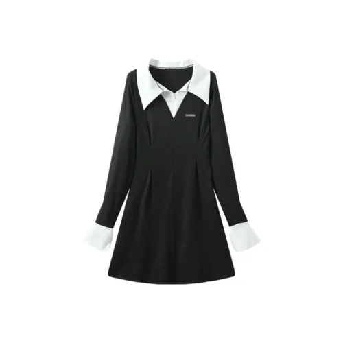 YINLEI Длинное платье с длинными рукавами женское