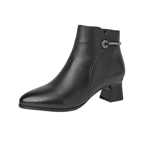 Jin Baichuan Ботильоны 4,5 см Женские Зимний Стиль Позиционирование