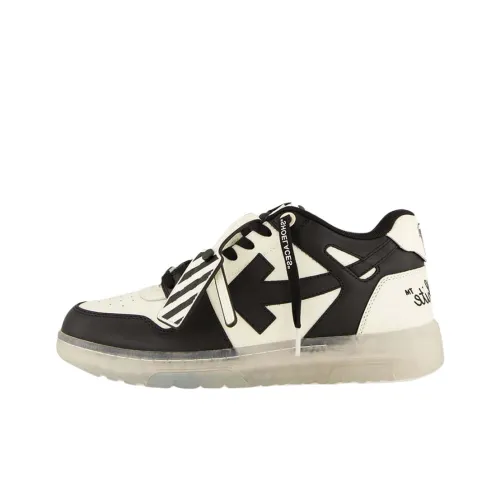 Off Белый Out Of Office Низкий Топ Скейтборд Кроссовки Мужские Черные