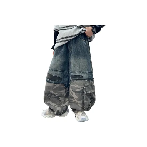 GOYN Повседневные Джинсы Весенние Осенние Синие Подростки