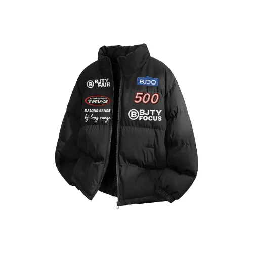 BJTY Стеганый хлопковый пуховик пальто унисекс